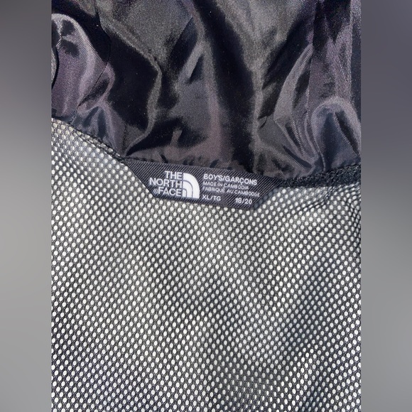 Boys The North Face Antora Rain Jacket Shell size XL 18/20 Blue - Picture 4 of 5